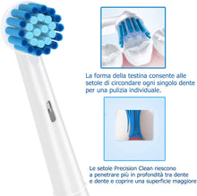 Carica l'immagine nel visualizzatore di Gallery, ITECHNIK Testine di ricambio per Oral B£¬Testine per spazzolino di ricambio Braun Oral B Sensitive£¬Compatibile Ricambi spazzolino elettrico Oral B Pro, Vitality, ecc - Di 16 Pezzi