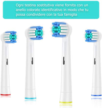 Carica l'immagine nel visualizzatore di Gallery, ITECHNIK Testine per spazzolino di ricambio Oral-b Compatibile,Ricambi Spazzolini Elettrici Braun Oral b,Precision 16 Pezzi