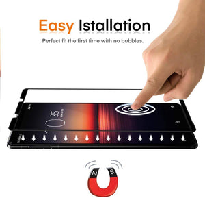 iVoler 3 Pezzi Pellicola Vetro Temperato per Sony Xperia 1 II (2ᵃ Generazione), [Copertura Completa] Pellicola Protettiva Protezione per Schermo per Sony Xperia 1 II