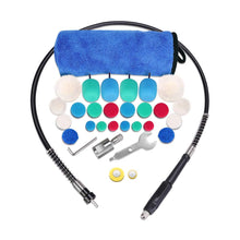 Carica l&#39;immagine nel visualizzatore di Gallery, SPTA 30Pezzi Mini Lucidatrice kit lucidatura auto con adattatore per trapano... - Ilgrandebazar