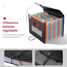 Carica l&#39;immagine nel visualizzatore di Gallery, LOETAD Cartella Portadocumenti Porta Documenti Espandibile per Ufficio 24... - Ilgrandebazar