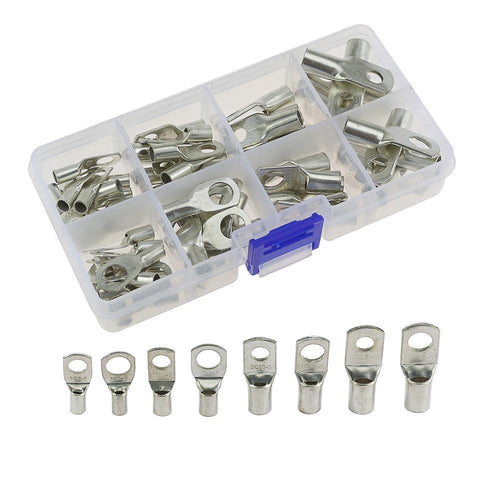 60 pezzi bullone foro terminali in rame capicorda crimp anello... - Ilgrandebazar