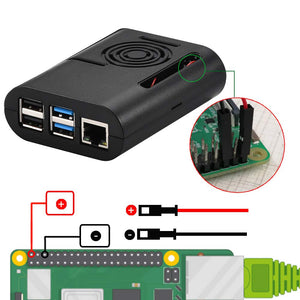 iuniker Case per Raspberry Pi 4, ABS 4...