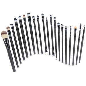 EmaxDesign 20 pezzi-Set di pennelli professionali per trucco, volto ombretti... - Ilgrandebazar