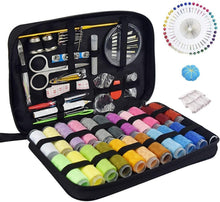 Carica l'immagine nel visualizzatore di Gallery, McNory Kit da Cucito,Portatile Set da Cucito con 176 Pezzi Accessori da Cucire:Custodia per Trasporto,Bobine di Filo,Forbici,Aghi da Cucire e Bottoni per Casa Viaggio e Emergenza