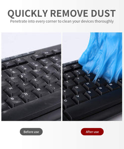 SYOSIN Gel Pulizia Tastiera Riutilizzabile Rimuovere Rapidamente Blue