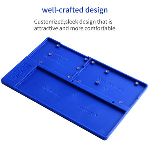 GeeekPi Raspberry Pi 4 Holder ABS Breadboard Holder,5 in 1 Base Blu