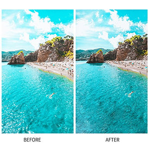 TELESIN CPL Fliter, 1 confezione da 1 filtro per obiettivo CPL, filtro...