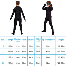 Carica l&#39;immagine nel visualizzatore di Gallery, URAQT Costume Cat Noir, Ladybug Noir Classic per M, M 4-6 Anni - Ilgrandebazar