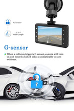 Carica l&#39;immagine nel visualizzatore di Gallery, 【2019 Nuova Versione】 CHORTAU Telecamera per Auto 1080P Full HD, Dashcam...