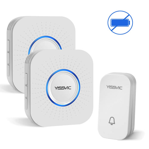 YISSVIC Campanello Senza Fili No Batteria Necessaria Wireless... - Ilgrandebazar
