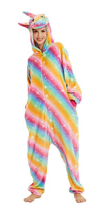 Adulto e Bambino Unisex Unicorno Tigre Leone Volpe Tutina Animale Cosplay... - Ilgrandebazar