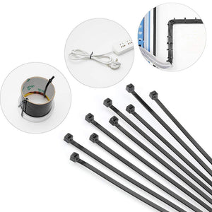 800pz Fascette Elettricista Plastica per Cable Management Lavori in Giardino... - Ilgrandebazar