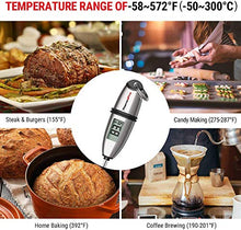 Carica l'immagine nel visualizzatore di Gallery, ThermoPro TP02S Termometro da Cucina Digitale a Lettura Istantanea con 5.35"...