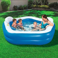 Carica l&#39;immagine nel visualizzatore di Gallery, Bestway Piscina Family Pentagono Gonfiabile, 575 Litri, Bianco Azzurro, 207...