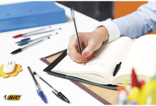 Carica l'immagine nel visualizzatore di Gallery, BIC Penne Nere a Sfera, Cristal Original, Punta Media, 1 mm, Confezione 10 Penne, Fornitura per Cancelleria Scuola e Ufficio Nero Single