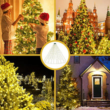 Carica l&#39;immagine nel visualizzatore di Gallery, aneeway Catene Luminose per Natalizie, 16x2m 400 LEDs Luci Stringa, 8 Modalità, Timer,Luci Natale Fata Filo di Rame Luci, per Interni Esterni Camera da Letto Giardino Natale - Bianco Caldo