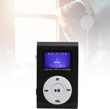 Carica l'immagine nel visualizzatore di Gallery, PUSOKEI Lettore Mp3, Mini Lettore Musicale MP3 Portatile con Display LCD Mini/Clip Posteriore per Lo Sport, Supporta L'estensione della Scheda di Memoria da 32 GB(Nero)