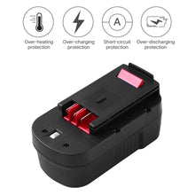 Carica l&#39;immagine nel visualizzatore di Gallery, Hochstern 18V 3.0Ah Ni-Mh Sostituzione batteria per Black e Decker A18 A1718... - Ilgrandebazar