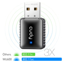 Carica l&#39;immagine nel visualizzatore di Gallery, Cudy Adattatore USB Scheda di Rete, 600Mbps Wifi AC 600 Mbit/s WLAN Stick - Ilgrandebazar