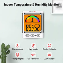 Carica l&#39;immagine nel visualizzatore di Gallery, ThermoPro TP52 Termometro Igrometro Interno Digitale Misuratore di... - Ilgrandebazar