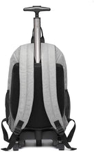 Carica l'immagine nel visualizzatore di Gallery, Kono Zaino Trolley per Scuola Impermeabile Ruote Rotolamento Removibile Scuola Borsa per Bambini (Grigio)