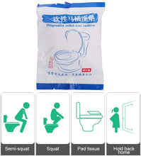Carica l'immagine nel visualizzatore di Gallery, SCOBUTY Copriwater USA e Getta,Copriwater Monouso,Copertura Igienica Monouso per Bambini,Donne Incinta,Campeggio, Antibatterico Dimensione Universale, Impermeabile, Tascabile, Pacchetto Singolo,30pc