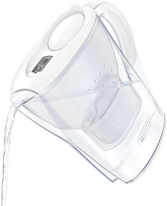 Brita Marella - Caraffa Filtrante per Acqua, 2.4 Litri, 6 Filtri Maxtra+ inclusi Caraffa + 6 Filtri