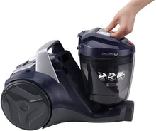 Carica l'immagine nel visualizzatore di Gallery, Hoover BR71-BR20 Aspirapolvere a Traino senza Sacco Breeze, 700 Watt, 2 litri, Blu/Grigio Fumo