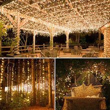 Carica l'immagine nel visualizzatore di Gallery, Catena Luminosa Solare - 2 Pacchi 10M 100 LED Stringa Luci Solari Esterno...