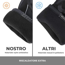 Carica l&#39;immagine nel visualizzatore di Gallery, Guanti Moto Invernali, da Impermeabili Touch Screen per L, Nero - Ilgrandebazar