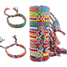 Carica l'immagine nel visualizzatore di Gallery, 12pz Braccialetti Tessuti Amicizia Assortito Colorato Fatti a Mano Polso... - Ilgrandebazar