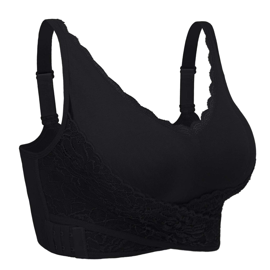 iClosam Reggiseno Senza Ferretto, Reggiseno Bra Donna Push up con Imbottito Rimovibili M-3XL