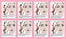 Carica l&#39;immagine nel visualizzatore di Gallery, Pennelli per Trucco Occhi Professionali - Make Up Kit di 7 Oro Rosa - Ilgrandebazar