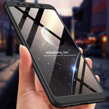 Carica l&#39;immagine nel visualizzatore di Gallery, cmdkd Samsung Galaxy A7 2018 Cover, Custodia Skin 3 in 1 Ultra Sottile Nero