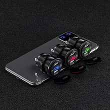 Carica l'immagine nel visualizzatore di Gallery, YGL Impermeabile Caricatore per auto doppio USB con Switch, Presa Rosso-4.8A