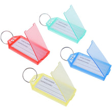 Carica l'immagine nel visualizzatore di Gallery, Lictin 70 PCS Portachiavi Targhette per Chiavi - Anelli Multicolore - Ilgrandebazar