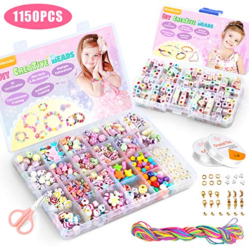 WinWonder Bambini Perline,1150 PCS Perline Colorate dei multicolore - Ilgrandebazar