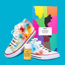 Carica l&#39;immagine nel visualizzatore di Gallery, Colori per Tessuti Permanenti Nazca Colors – 16 x 30 ml – Pittura Acrilica per Stoffa e Pelle ideale per Dipingere Magliette, Borse, Jeans, Scarpe, Vestiti, Cuoio