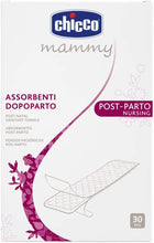 Carica l&#39;immagine nel visualizzatore di Gallery, Chicco Mammy Assorbenti dopo Parto, 30 pezzi