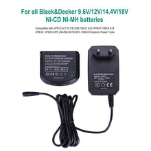 Carica l&#39;immagine nel visualizzatore di Gallery, Caricabatteria per Black &amp; Decker Trapano 9.6 V 12 V 14.4 V 18 V Ni-MH/Ni-Cd... - Ilgrandebazar