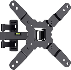 ATHLETIC TV Montaggio a Parete Staffa con Livello di Spirit - Misura la Maggior Parte 16 - 46 Pollici LED LCD Plasma - Ultra Sottile Tilt Swivel Caratteristiche - Mass. VESA,328mm