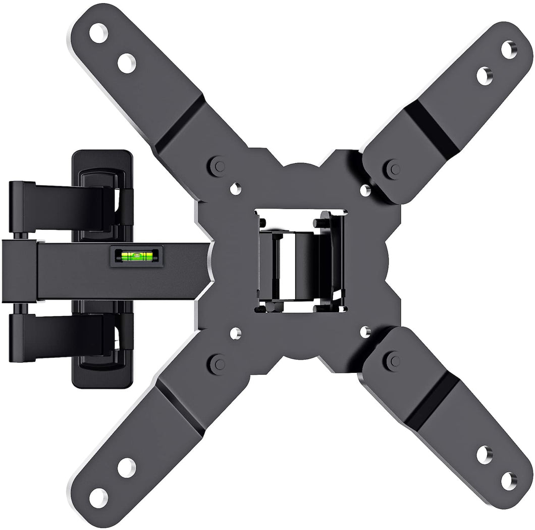 ATHLETIC TV Montaggio a Parete Staffa con Livello di Spirit - Misura la Maggior Parte 16 - 46 Pollici LED LCD Plasma - Ultra Sottile Tilt Swivel Caratteristiche - Mass. VESA,328mm