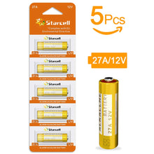 Carica l'immagine nel visualizzatore di Gallery, Act Batteria alcalina 27A 12V - Confezione da 5 TP27A-C5 MN27 A27 - Ilgrandebazar