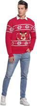 Carica l'immagine nel visualizzatore di Gallery, Abollria Maglione da Uomo per Natale Maglie Maniche Lunghe per Autunno Inverno Pullover Maglione per Natale