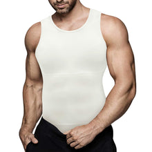 Carica l&#39;immagine nel visualizzatore di Gallery, CHUMIAN Maglietta Compressione Uomo Canotta Contenitiva Snellente Intimo Modellante Dimagrante Fascia Pancia Sportivo Fitness Canottiera