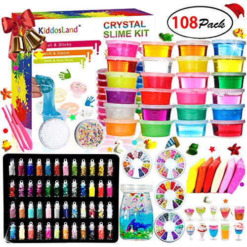 Fai da Te Fluffy Slime Kit –24 Colori per Ragazze Ragazzi... - Ilgrandebazar