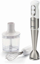 Carica l&#39;immagine nel visualizzatore di Gallery, Ariete Pimmy 3 in 1 Frullatore a Immersione, Tritatutto, Frusta Elettrica, 1 Litro, 500 W, Acciaio Inossidabile, 2 velocità, Bianco