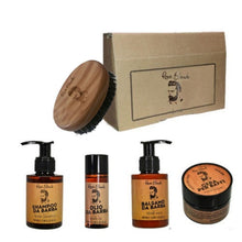 Carica l&#39;immagine nel visualizzatore di Gallery, TRATTAMENTI PRODOTTI BARBA BEARD RENEE B. SHAMPOO, BALSAMO, OLIO CERA KIT /... - Ilgrandebazar