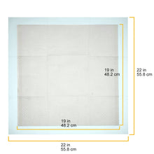 Carica l&#39;immagine nel visualizzatore di Gallery, AmazonBasics - Tappetini igienici assorbenti per animali Pacco da 100, Blu - Ilgrandebazar